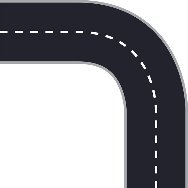 Curved Road Illustration