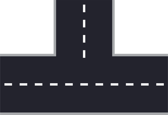 Intersection Road Illustration