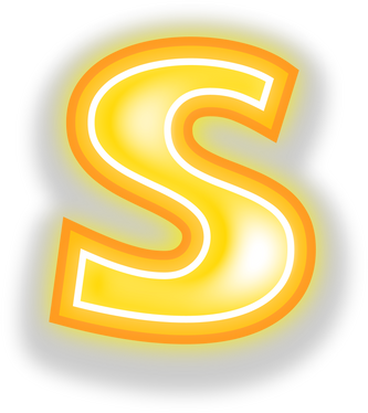Letter S, Glow Star Alphabet