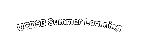 UCDSB Summer Learning